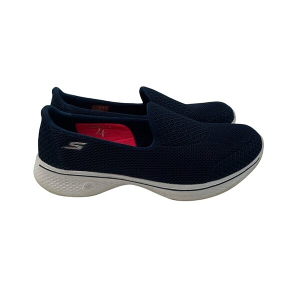 Skechers Go Walk 4 GOGA MAX Navy Blue Slip On Walking Comfort US 9 - SN14170 - Picture 2 of 10